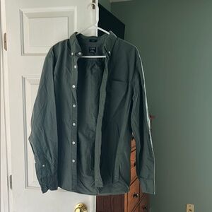 Men's Green Button-Up Jacket